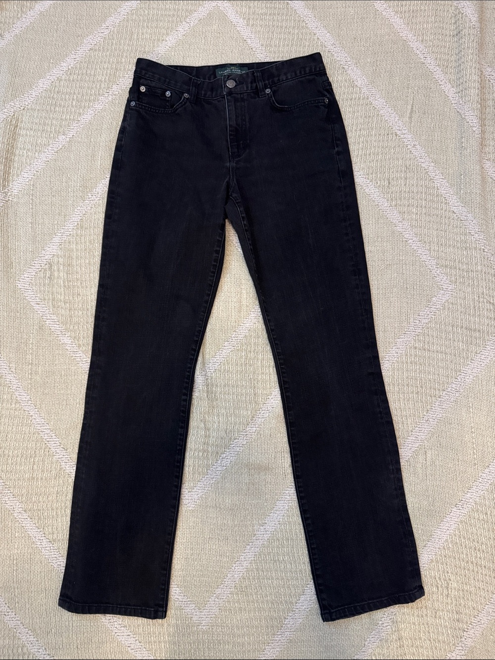 Lauren Jeans Co. Ralph Lauren Black Straight Leg Jeans Women’s Size 4